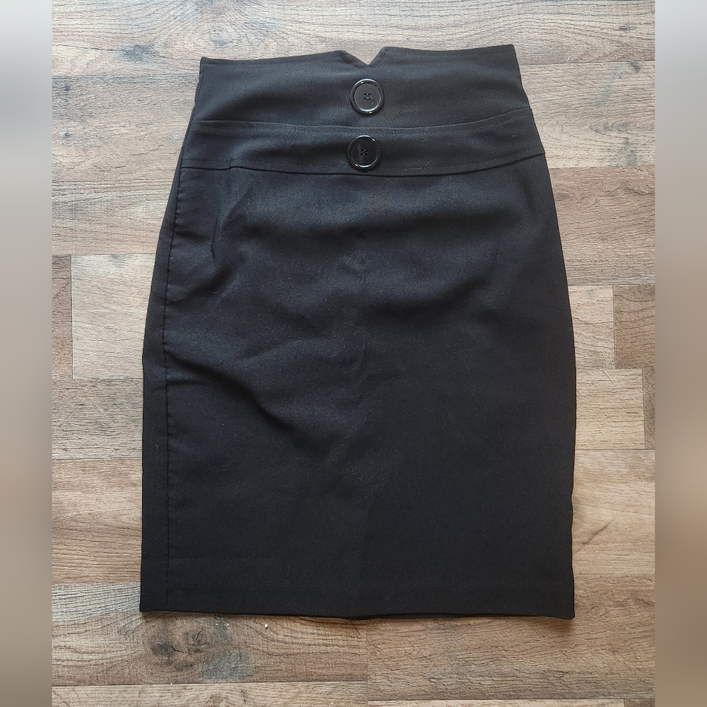 Spring Street Black Pencil Skirt Size 3